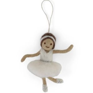 Hovedbilde Ballerina i ull - hvit 12cm