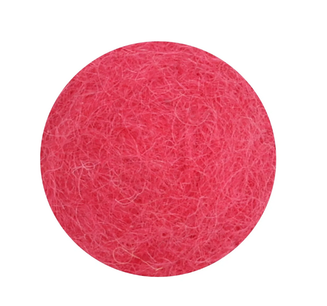 Ullblomst 3cm korall