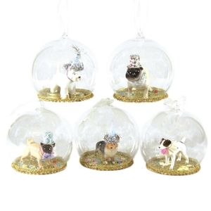 Hovedbilde Julekule party dog 9cm ass,