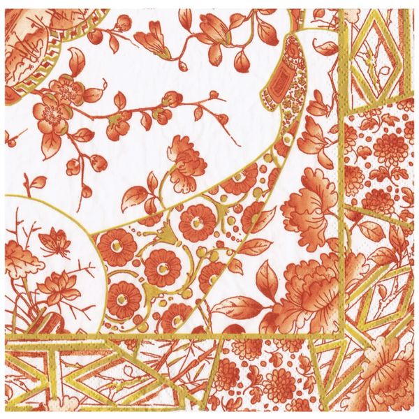 Servietter Gilded Porcelain Coral - middag