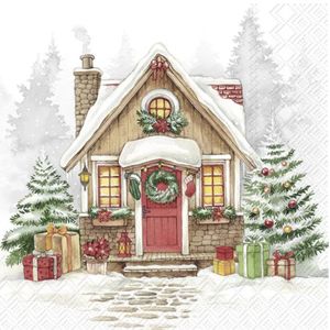 Hovedbilde Servietter Festive House Lunsj - lunsj