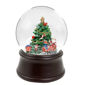Hovedbilde Shishi vannkule med juletre h16cm 
