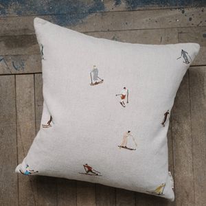 Hovedbilde Putetrekk Skiers brodert - 50*50cm