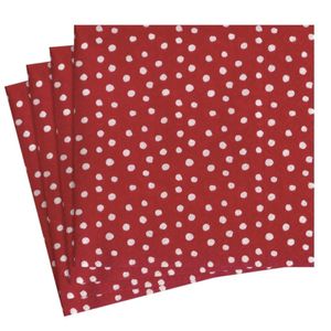 Hovedbilde Servietter Small Dots Red - lunsj