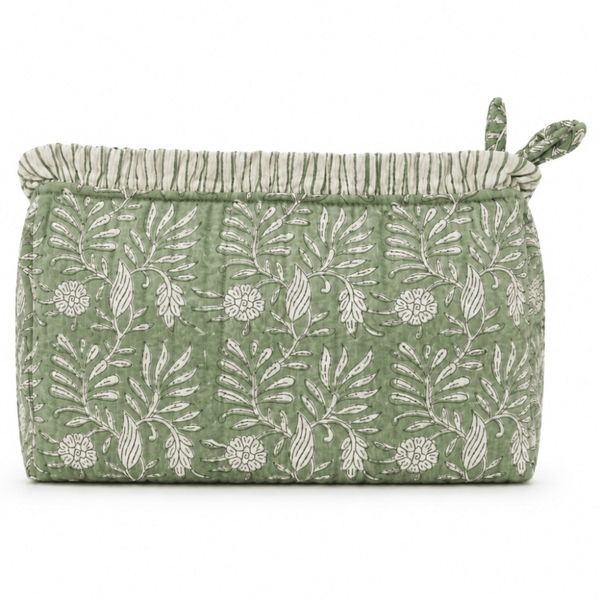 Toalettveske Aura Olive - medium