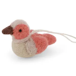 Hovedbilde Mini Spurv – st&oslash;vet korall & beige 5,5cm