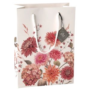 Hovedbilde Gavepose Autumn Bouquet Cream 20*27cm