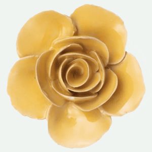 Hovedbilde Blomst I keramikk - Gul ranunkel 9,5cm